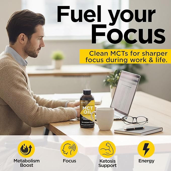 Aceite MCT KETO SCIENCE Suplemento Dietético 15 Fl Oz miniatura 4