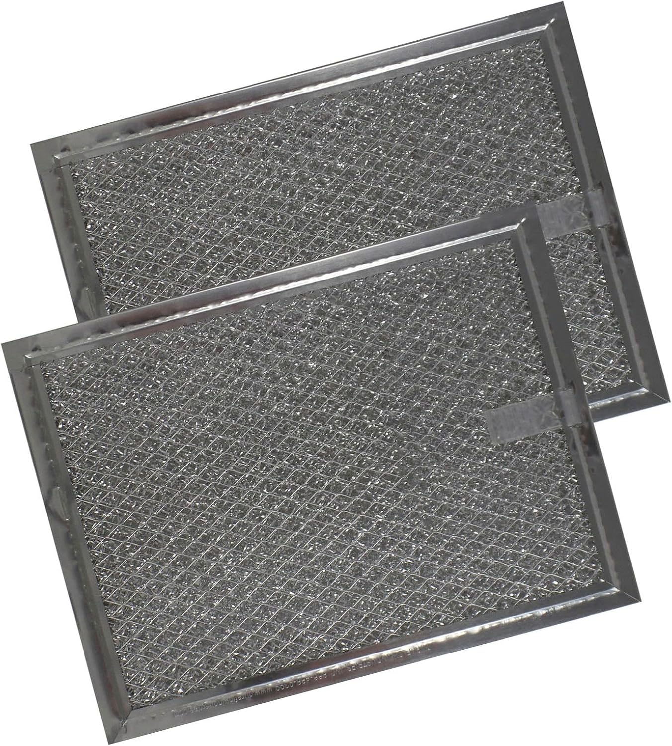 AFF81-M2 Grease Microwave Oven Filters Replacement for Air Filter Factory Fits for GE WB06X10802 Dacor 66225 Aluminum Mesh Grease Microwave Oven Filters, 5-7/8" X 7-7/8" X 1/8", 2-Pack