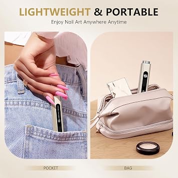 Flash Cure Nail Lamp, UV Light for Gel Nail Handheld