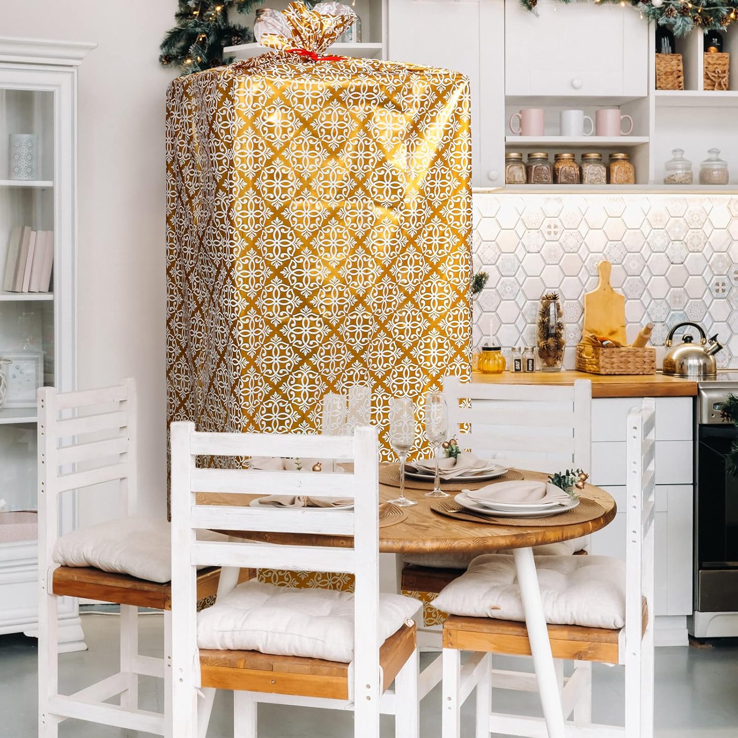 Teling 2 Pcs 80 x 60 In Jumbo Bike Gift Bags Giant Plastic Extra Large Bicycle Bags Weddings Birthdays Engagement Party - Image 6