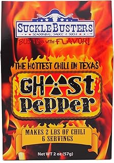 SuckleBusters SBCS022 Ghost Pepper Chili Kit - the Hottest Chili in Texas
