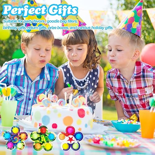 Miniatura 4 de 30 juguetes giratorios para la ansiedad regalos de fiesta para niños paquete giratorio para la ansiedad paquete de juguetes sensoriales pequeños