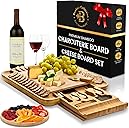 Charcuterie Board Gift Set - Bamboo Cheese Board and Knife Set - Housewarming Gifts for New Home, Wedding Gifts for Couples 2025, Bridal Shower Gifts, Birthday Gifts for Women