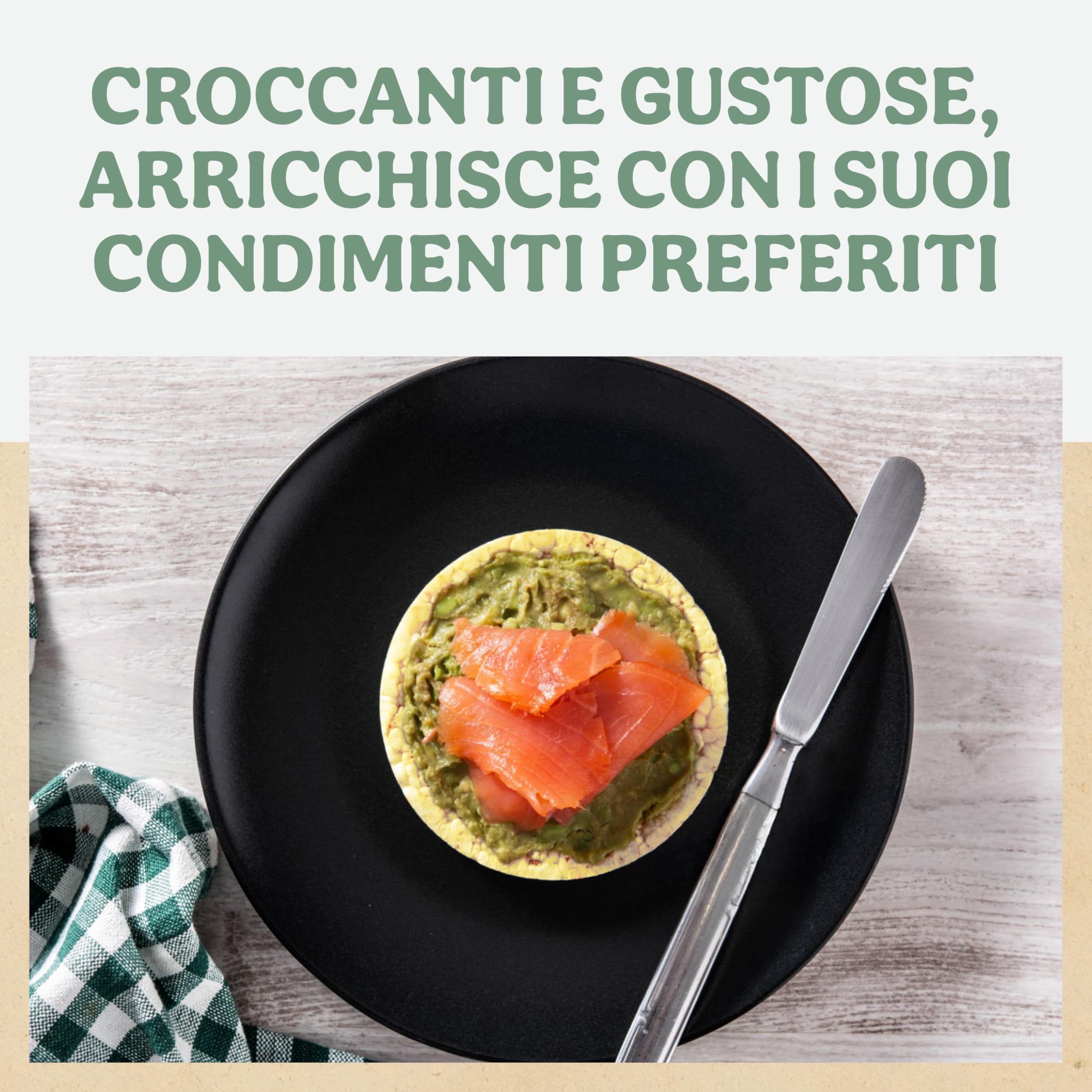 Probios Gallette Mix Legumi Bio – Snack croccante senza glutine – Realizzate con legumi biologici ricchi di fibre – Confezione da 12 da 120 g