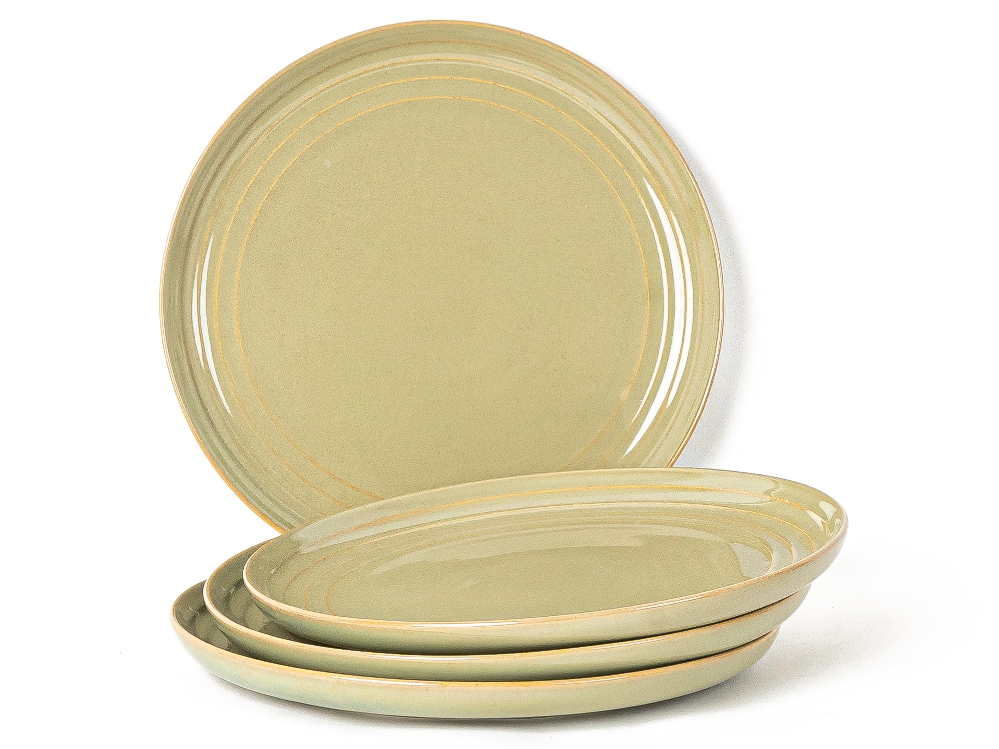 Bodhi House Arctic Blue Dinner Plates - Set of 4 -12
