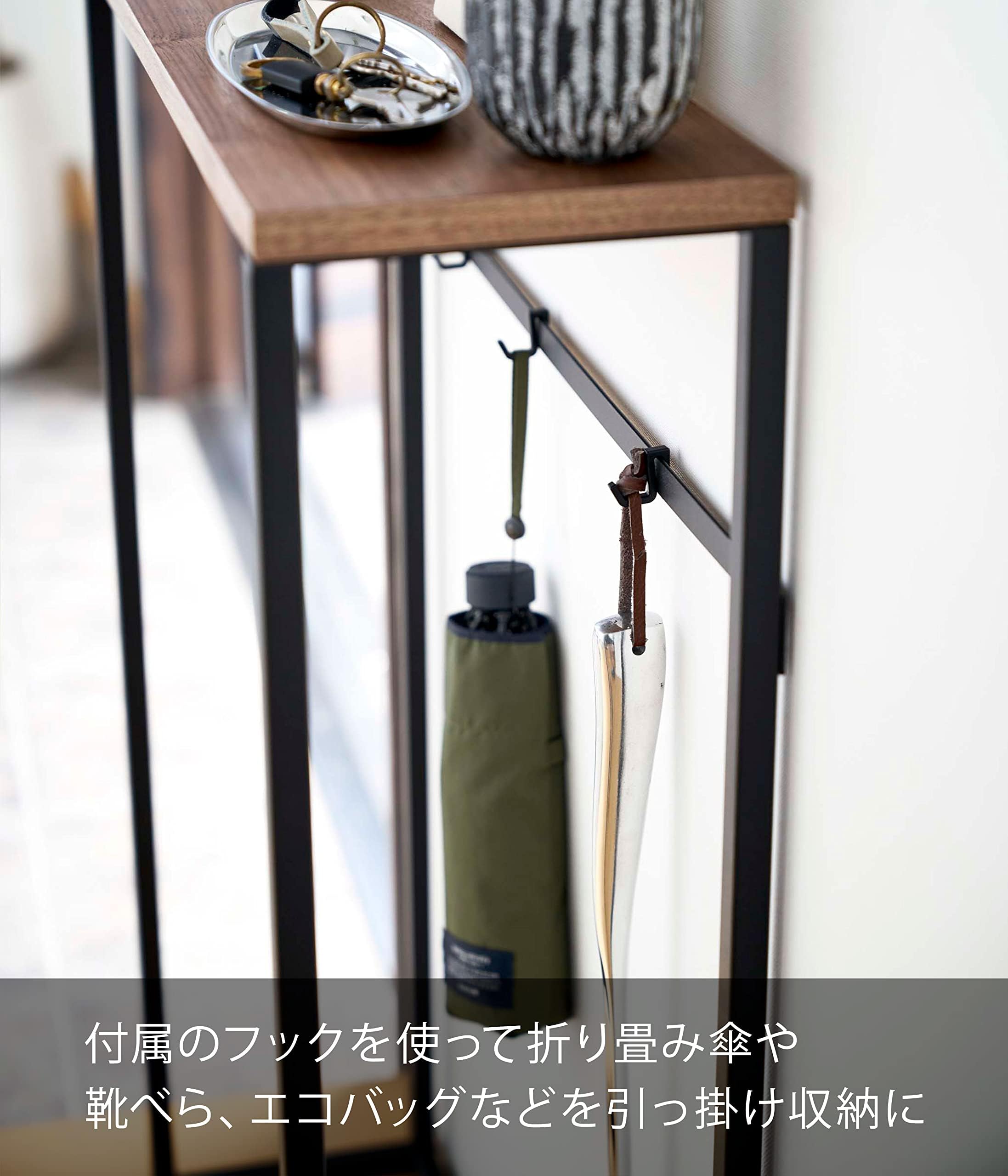 Amazon｜コンソールテーブル ブラック W60XD18.5XH80.5cm タワー tower
