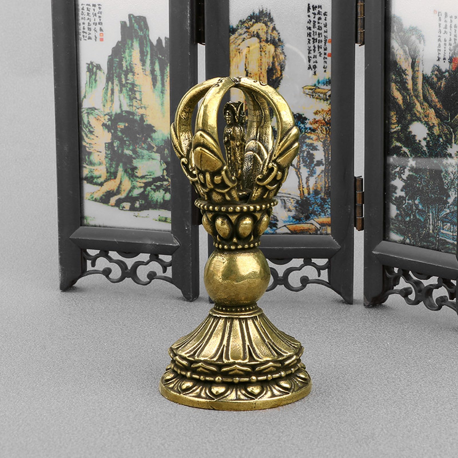 Escultura Artesanal De Estatua De Buda De Bronce para Salón, Escritorio, Dormitorio, Escultura única De Feng Shui para Nuevos Propietarios