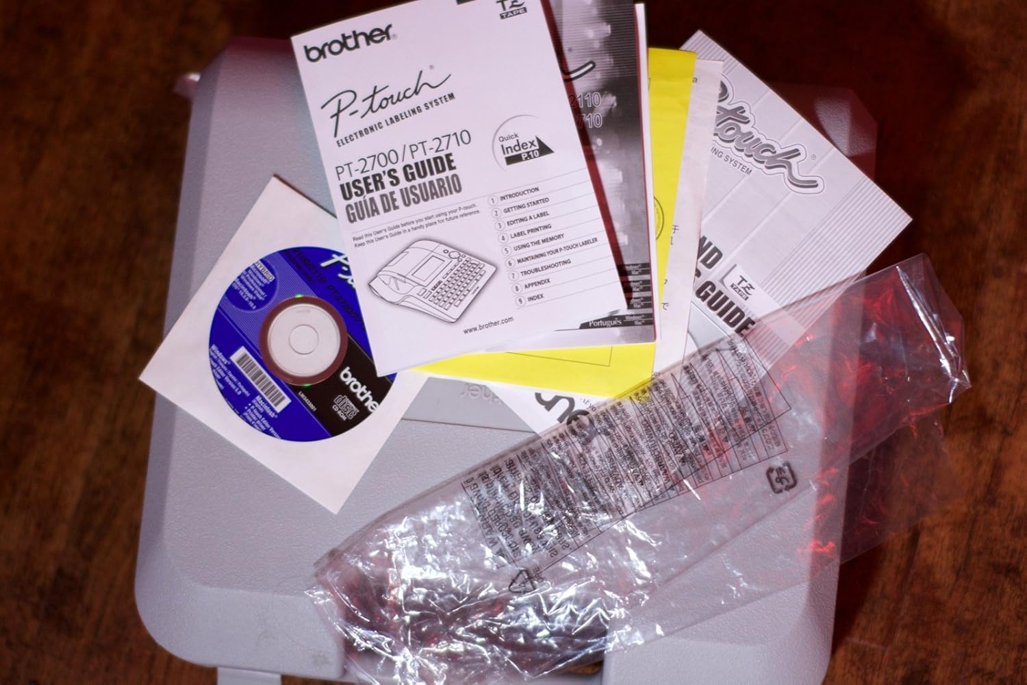 Brother PT-2700 Desktop Labeling System (Silver/Black)