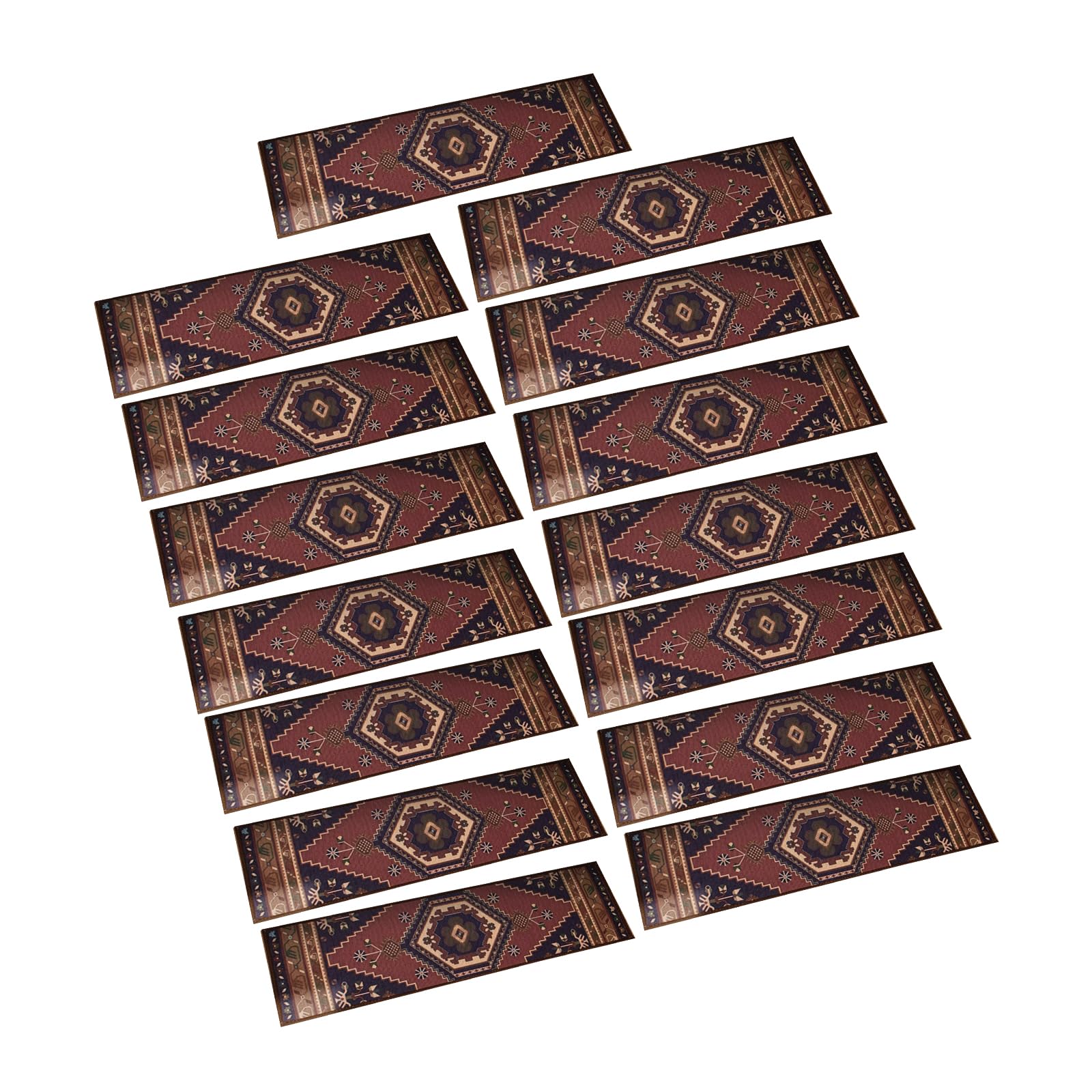 Tsophreniq Child and Pet Friendly Stair Treads, Stick Carpeted Staircases Step, NonSlip Mats, Stair Treads 15pcs Adhesive Mats