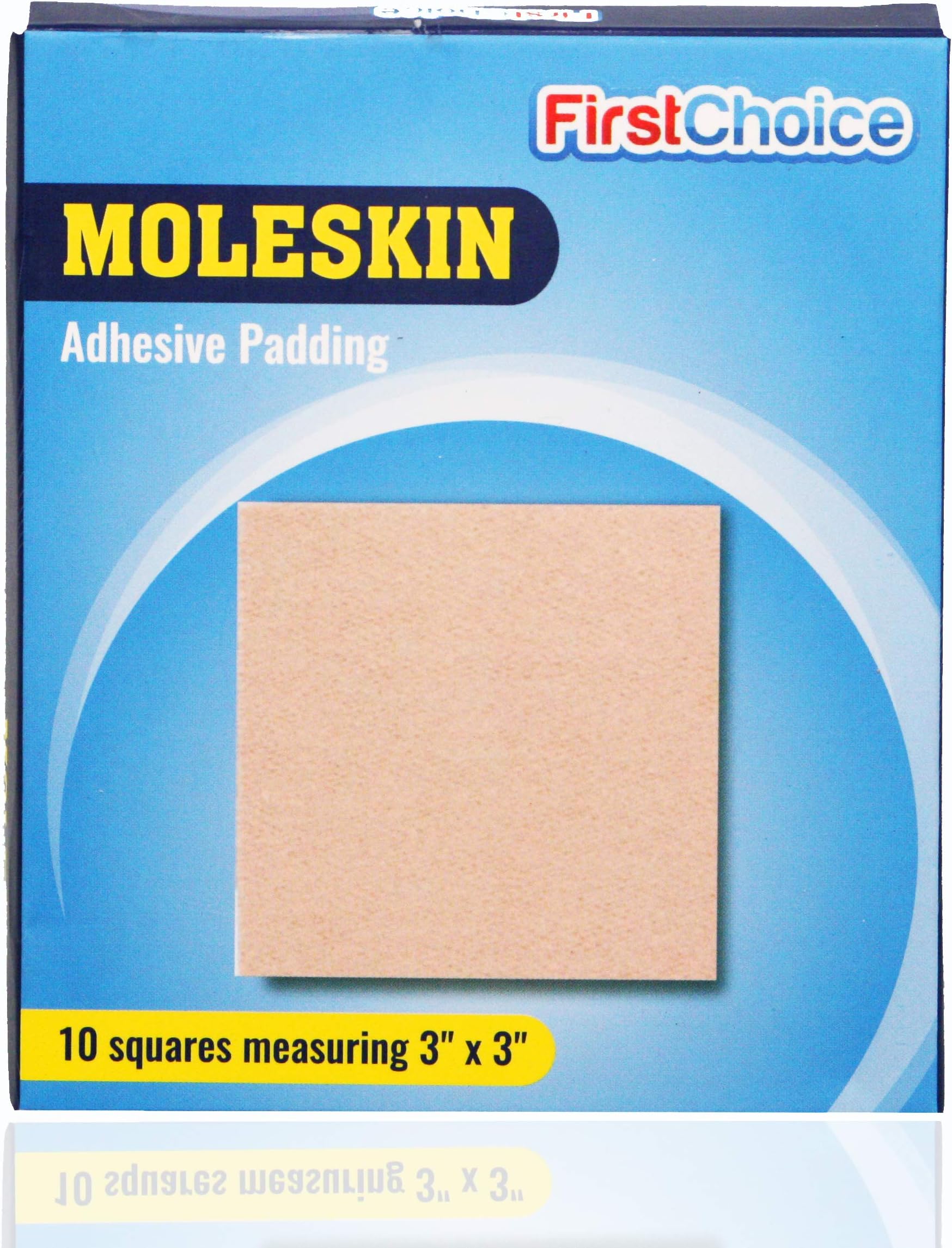 Extra Durable Moleskin Patches - 3" x 3" 10 Pack