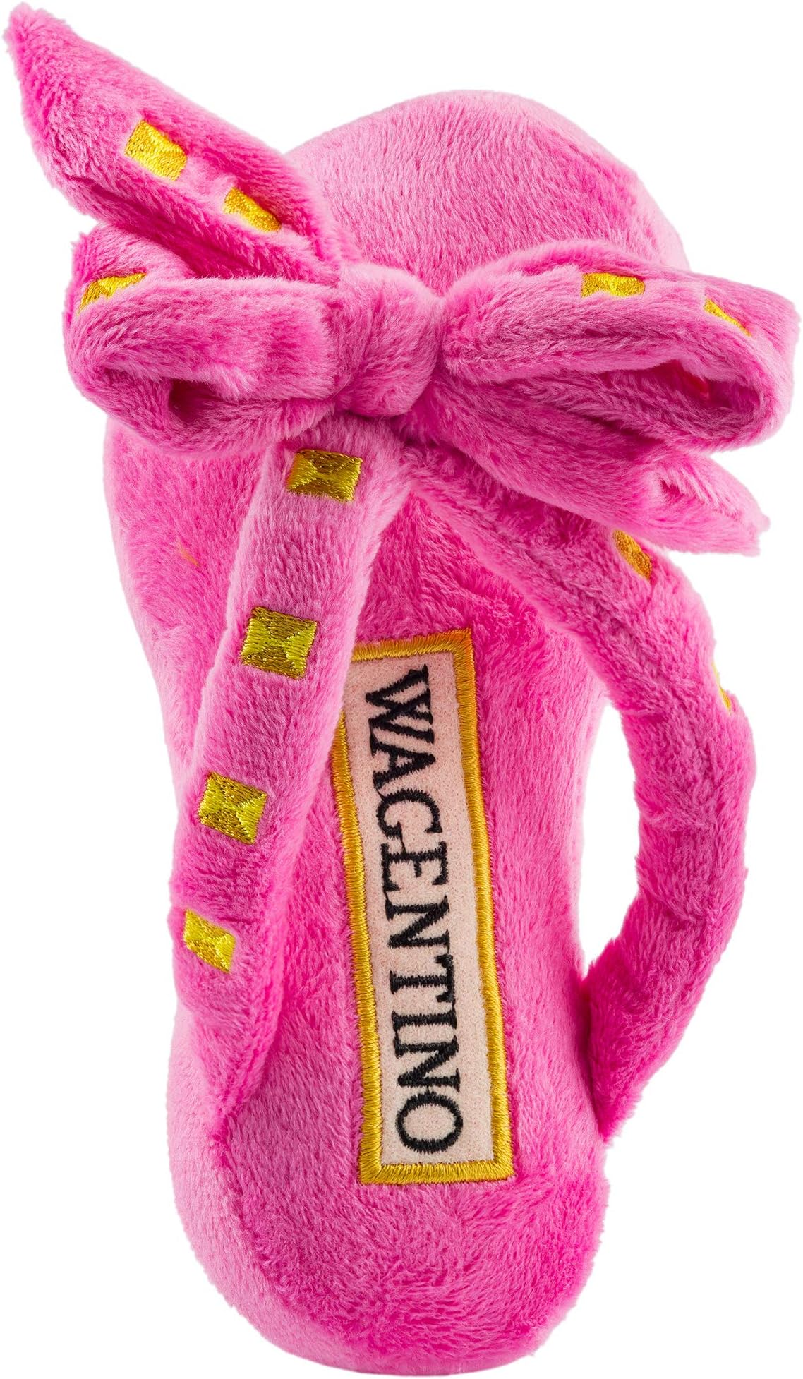 Wagentino Shoe, Plush Designer Dog Toys with Interactive Squeaker, Stimulating Pet Enrichment, Machine-Washable & Safe Materials for All Breeds, One Size