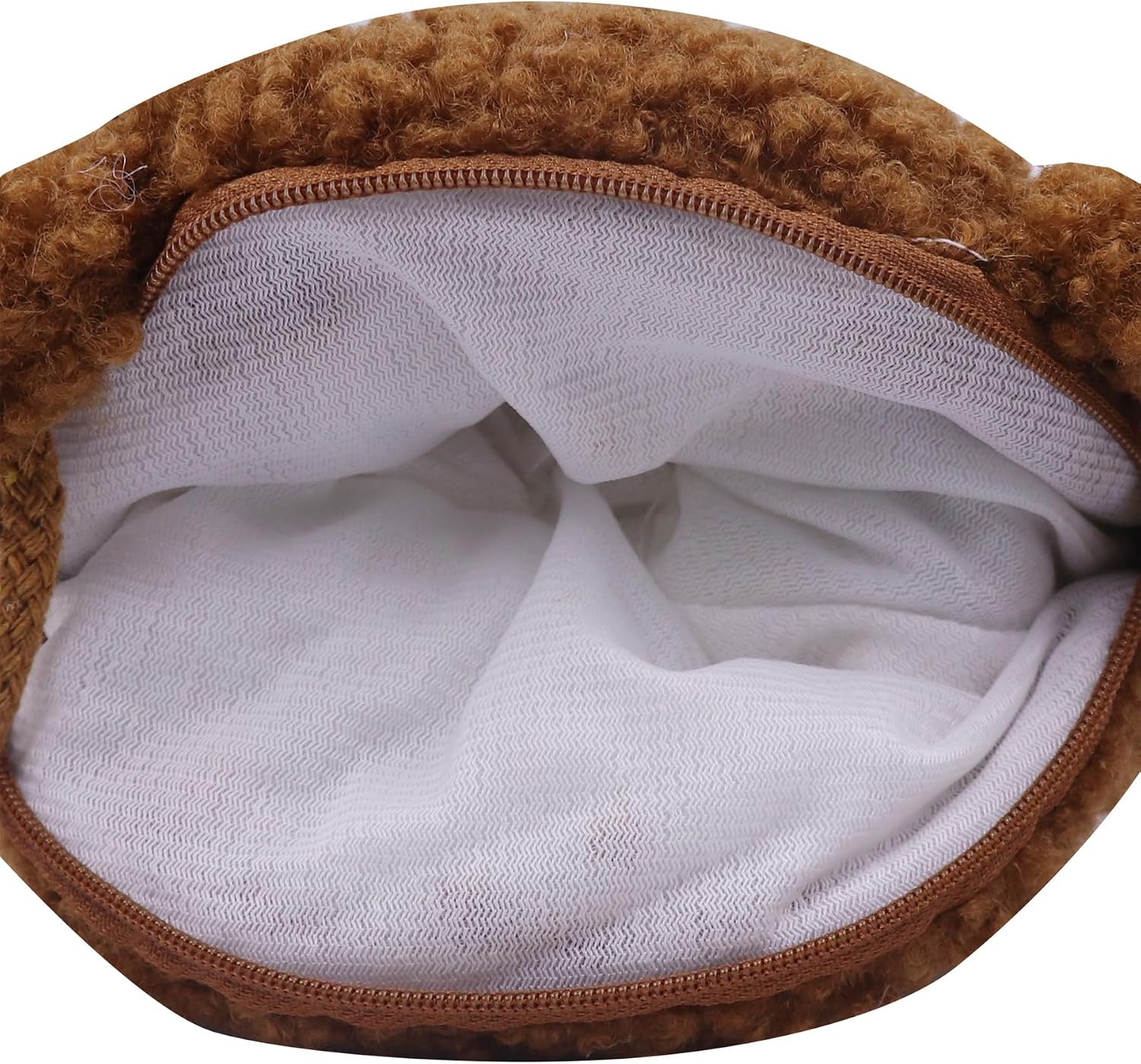 AIBEARTY Cute Plush Bear Coin Purse Crossbody Bag Mini Stuffed Animal Shoulder Messenger Bags for Kids Little Girls