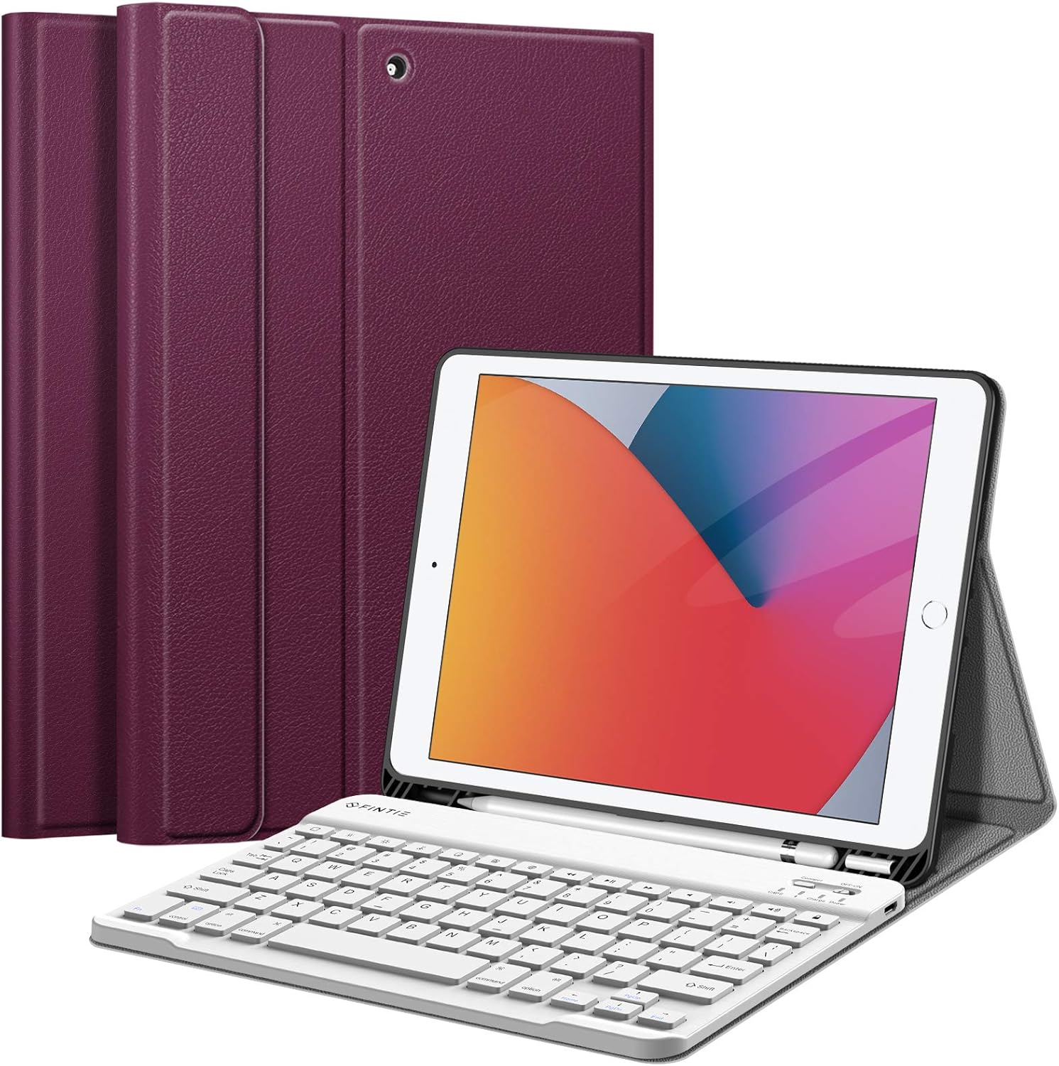Fintie Keyboard Case For Ipad 9th 8th 7th Generation 21 19 10 2 Inch Soft Tpu Back Stand Cover With Pencil Holder Magnetically Detachable Wireless Bluetooth Keyboard Purple Electronics Amazon Com Fintie Keyboard Case For Ipad 9th 8th 7th Generation 21 19 10 2 Inch Soft Tpu Back Stand Cover With Pencil Holder Magnetically Detachable Wireless Bluetooth Keyboard Purple Electronics Amazon Com