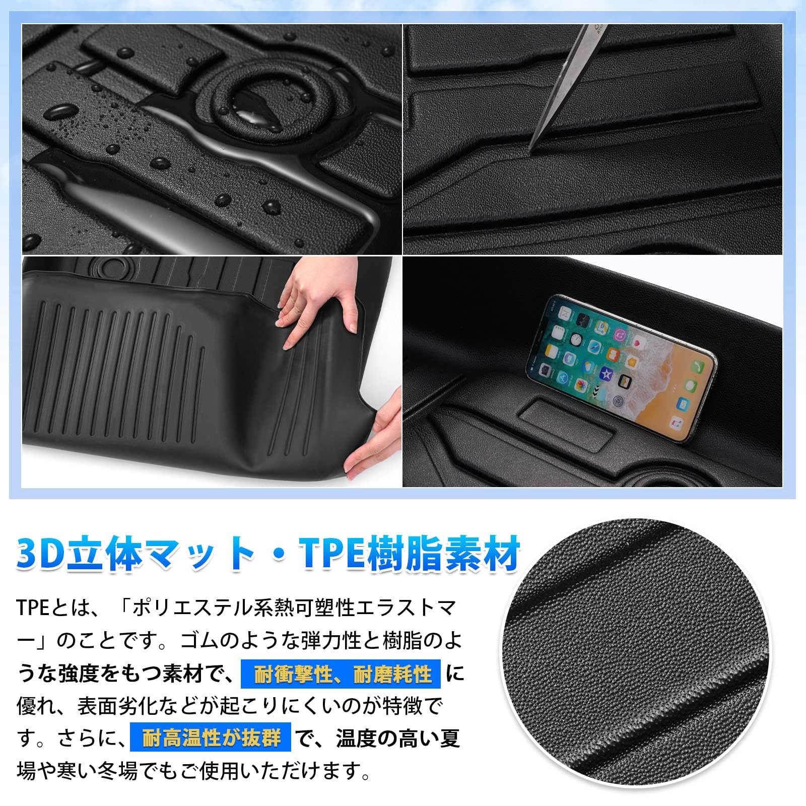Amazon | GIMUYA トヨタ 新型 RAV4 50系 ラブ4 フロアマット 3D 防水 2