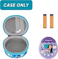 Vista 4 de Risou Portable Case Compatible with Tamagotchi Pix/Tamagotchi Original/Tamagotchi On Virtual Pet Electronic Game Virtual Pet.-Blue
