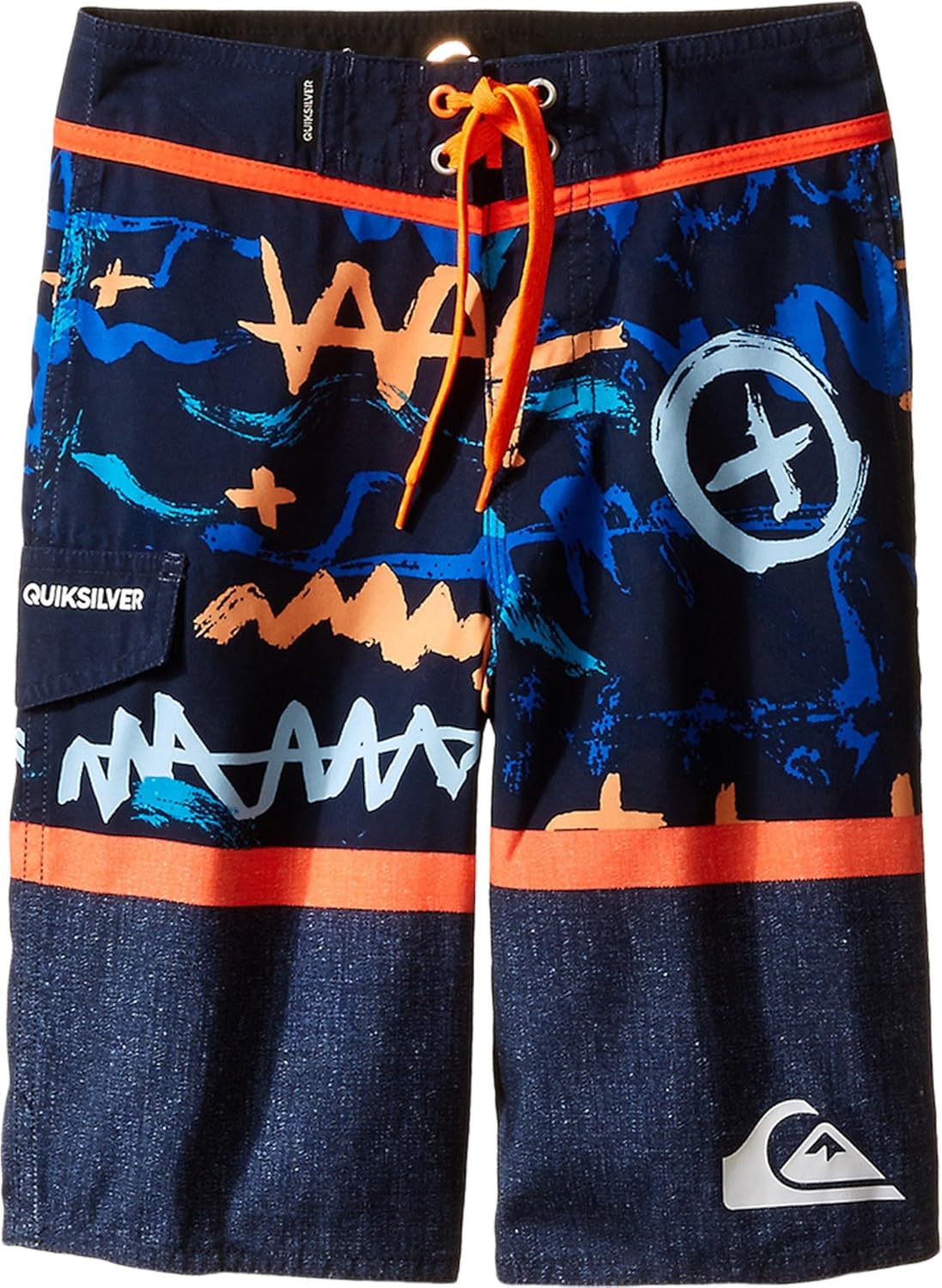 Quiksilver Kids Boy's Remix Trunk (Big Kids) Navy Blazer Swim Trunks 30 (20 Big Kids)