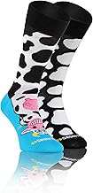 sesto senso Funny Cotton Long Socks Colourful Crazy Socks Women's Men's Funny Socks