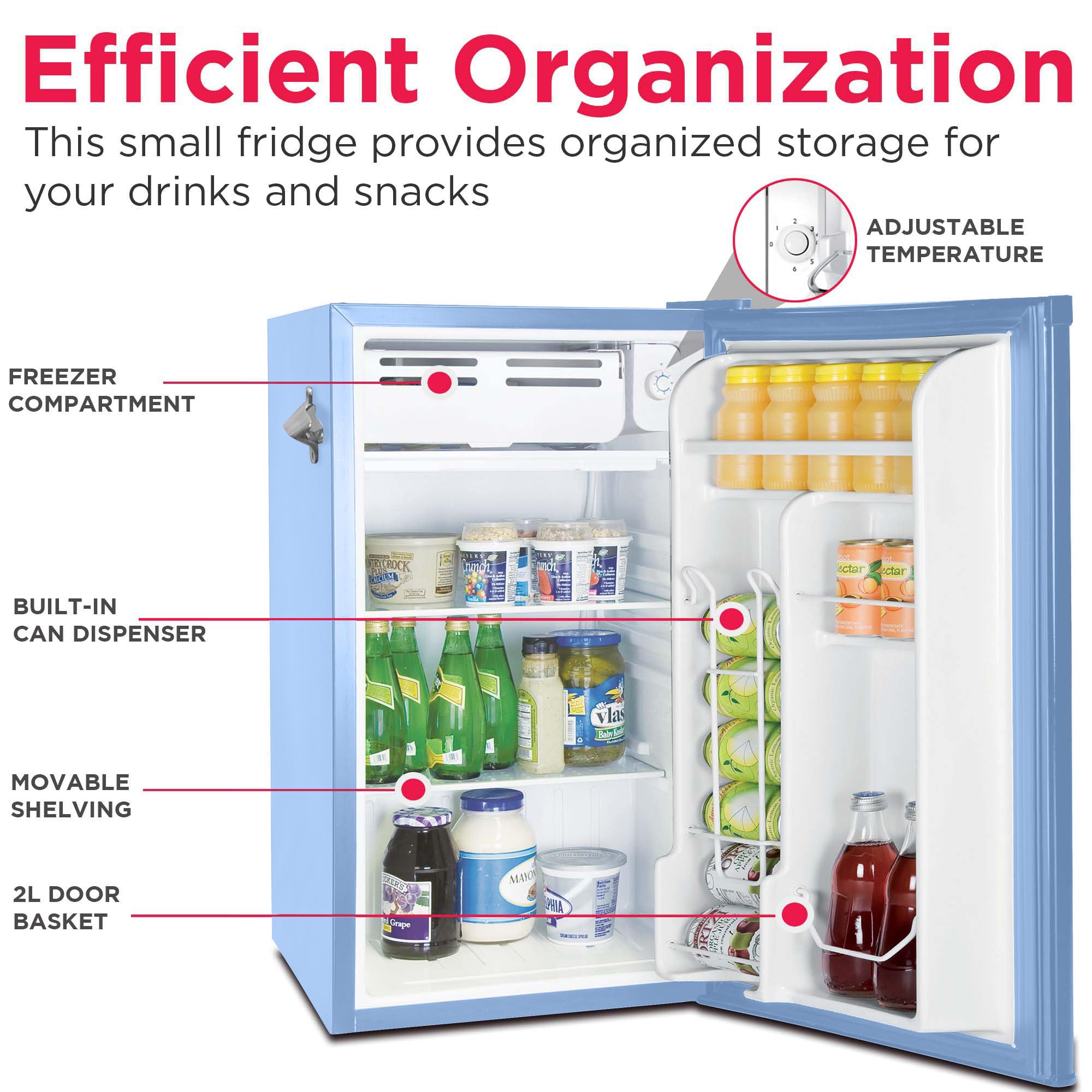 Amazon | Frigidaire レトロコンパクト冷蔵庫 チラー付き 3.2