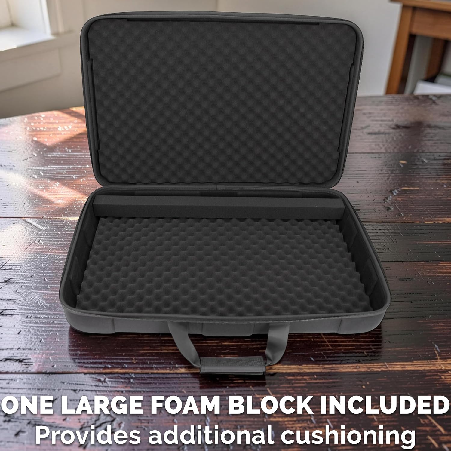 CASEMATIX Protective Carrying Case Compatible with Wacom Cintiq Pro 27 Creative Pen Display Graphic Drawing Monitor - Travel Case with Strap and Padded Foam, Shockproof Graphics Tablet Storage Bag