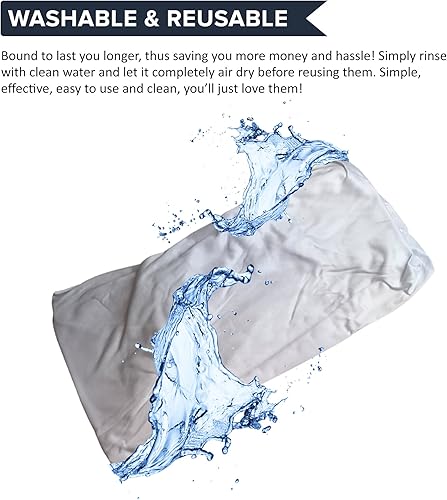 Miniatura 3 de Think Crucial Bolsas de repuesto para piscina  Compatible con Aquabot Parte # 8111 y 8101  Bolsa de filtro de piscina lavable y reutilizable Aquabot