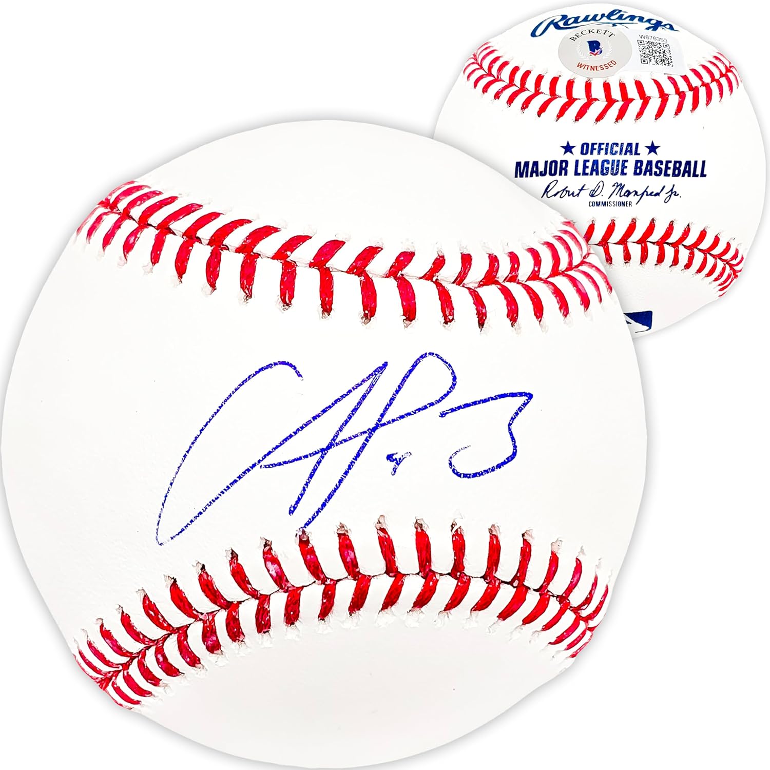 Francisco Alvarez Autographed Official M.L.B Baseball Beckett BAS Witness Stock #218615