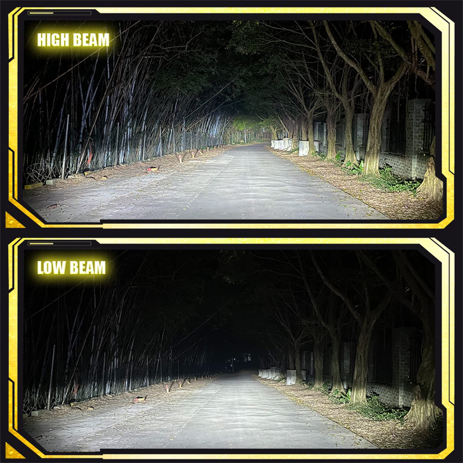 Bombillas LED Super Bright 75W 6000K Reemplazo De Luz LED Blanca Halógena, Paquete De 2,H1