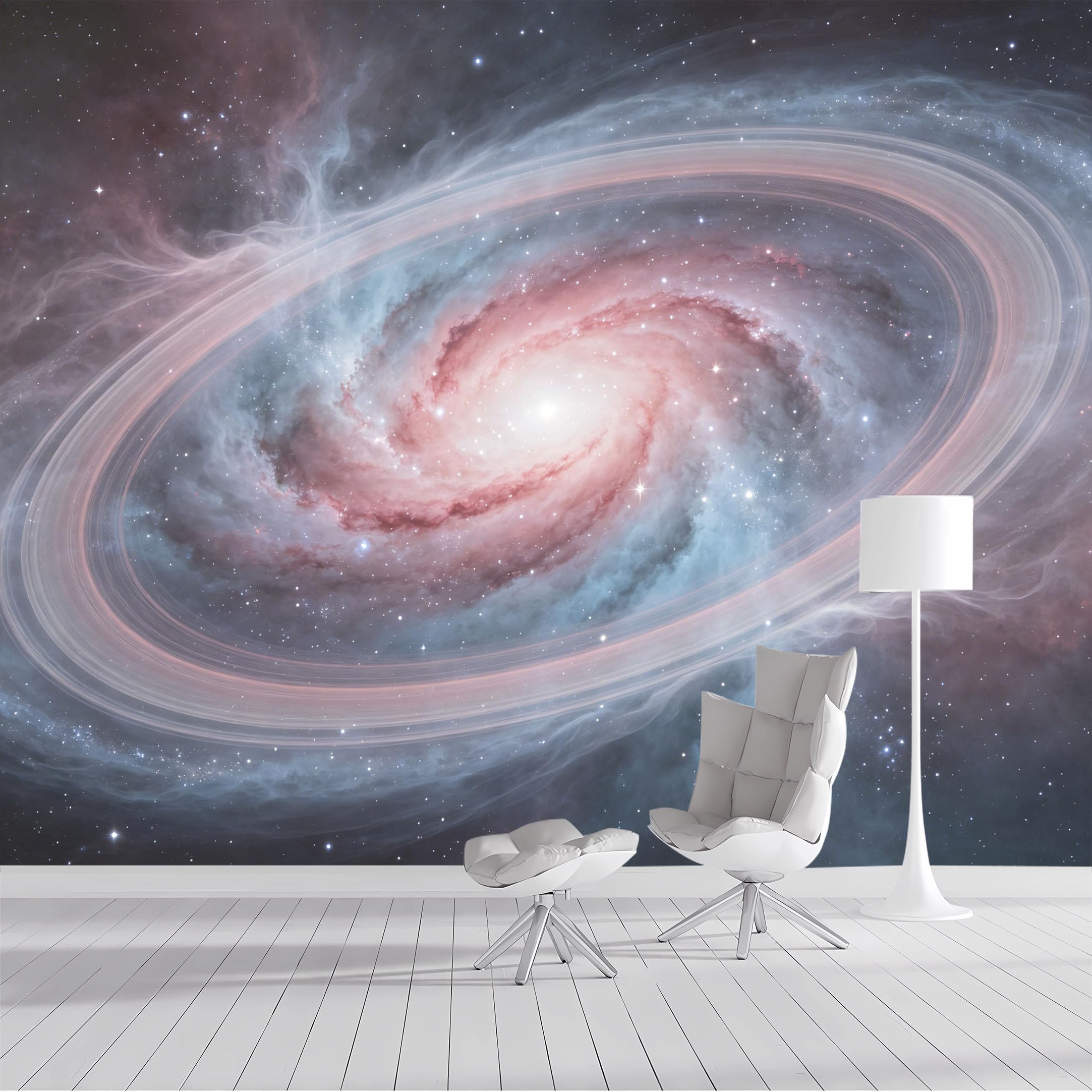Custom Size Wall Mural Cosmic Nebula Space Swirl Abstract Starry Sky Watercolor SelfAdhesive Wall Fabric Removable Peel and Stick Wallpaper Wall Decor for Living Room Bedroom Bathroom