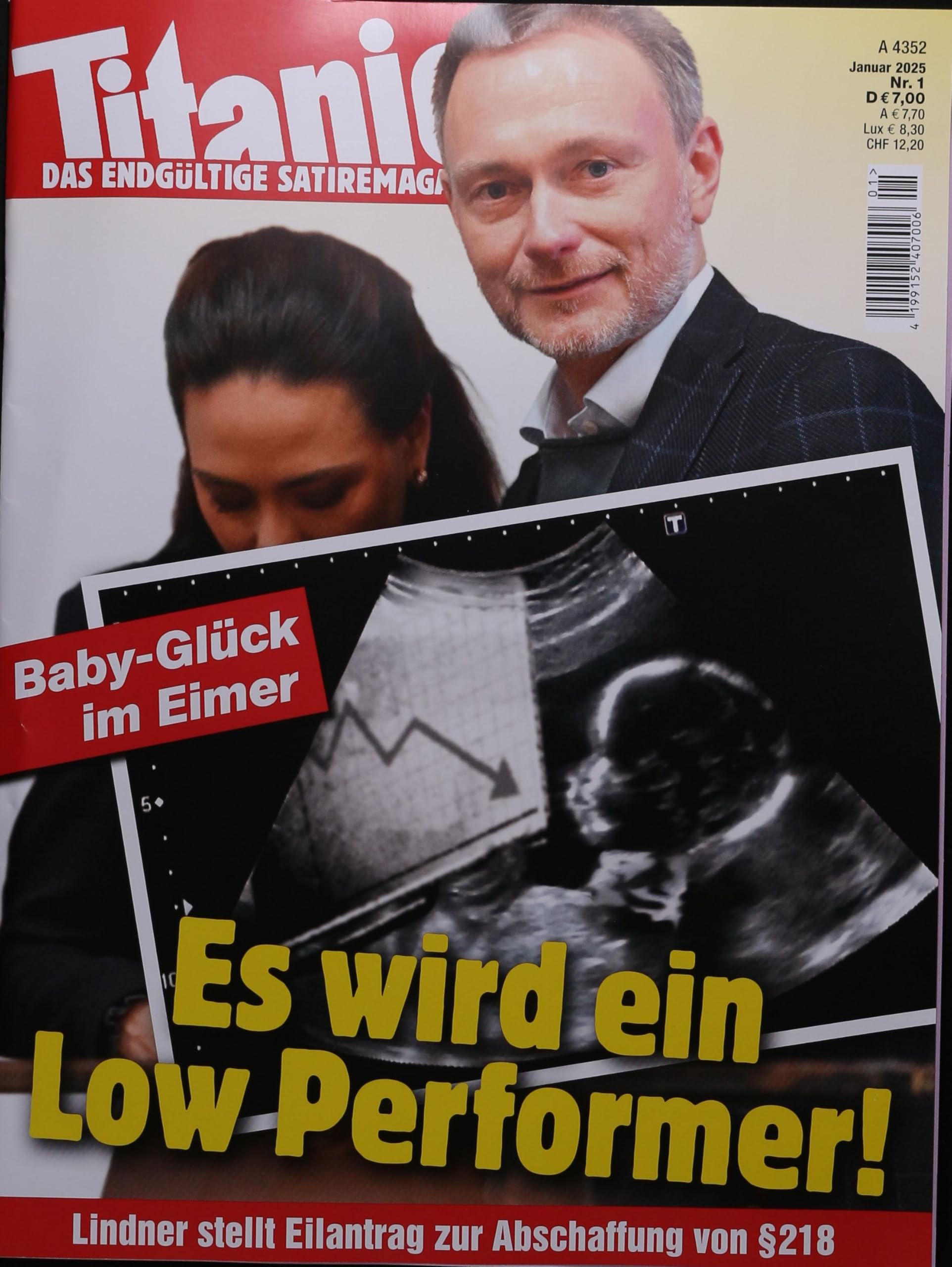 Cover of Titanic, Januar 2025