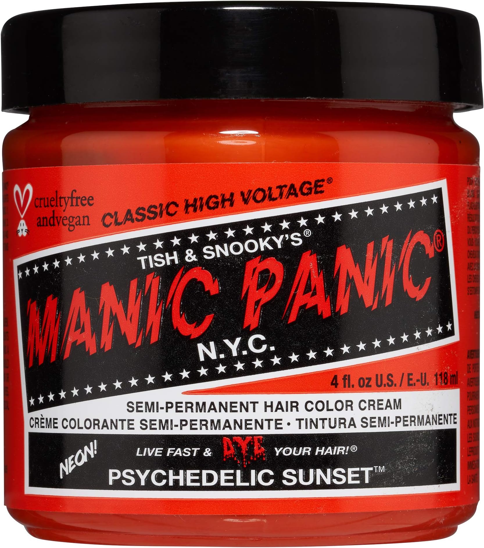 Semi Permanent Color Cream, Psychedelic Sunset, 113g