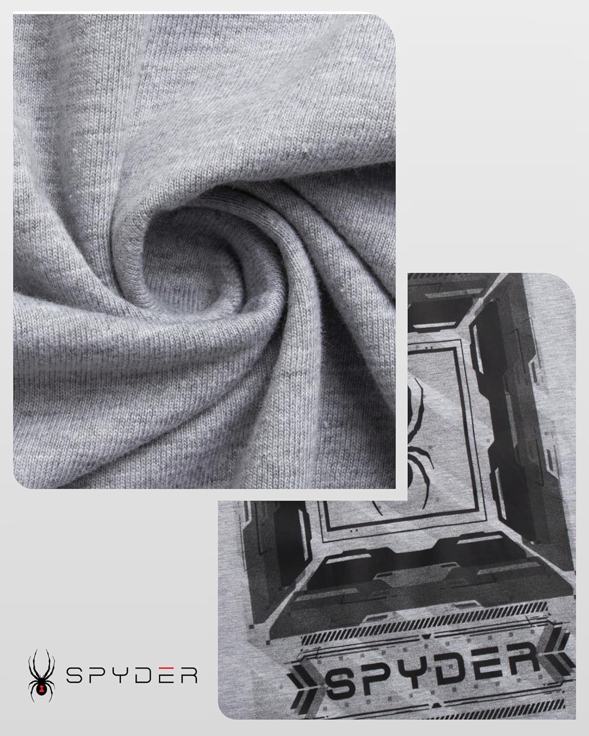 Spyder Mens T-Shirts - Soft Cotton Blend Crewneck Short Sleeve Graphic Tees for Men - Streetwear Graphic Casual Mens Shirts - Image 4