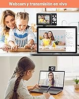 Vista 5 de Digital Camera, Latest FHD 1080P Digital Camera for Teens with SD Card Anti Shake Point and Shoot Cameras Portable 16X Zoom Compact Small Cameras