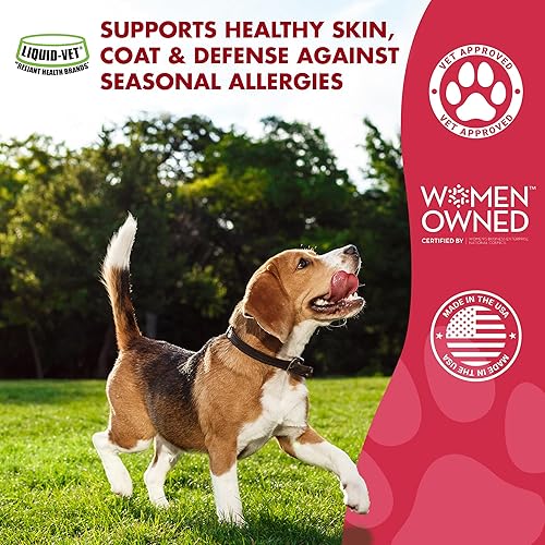 Miniatura 3 de LIQUID-VET Fórmula avanzada K9 Itch & Allergy, llana, 32 onzas