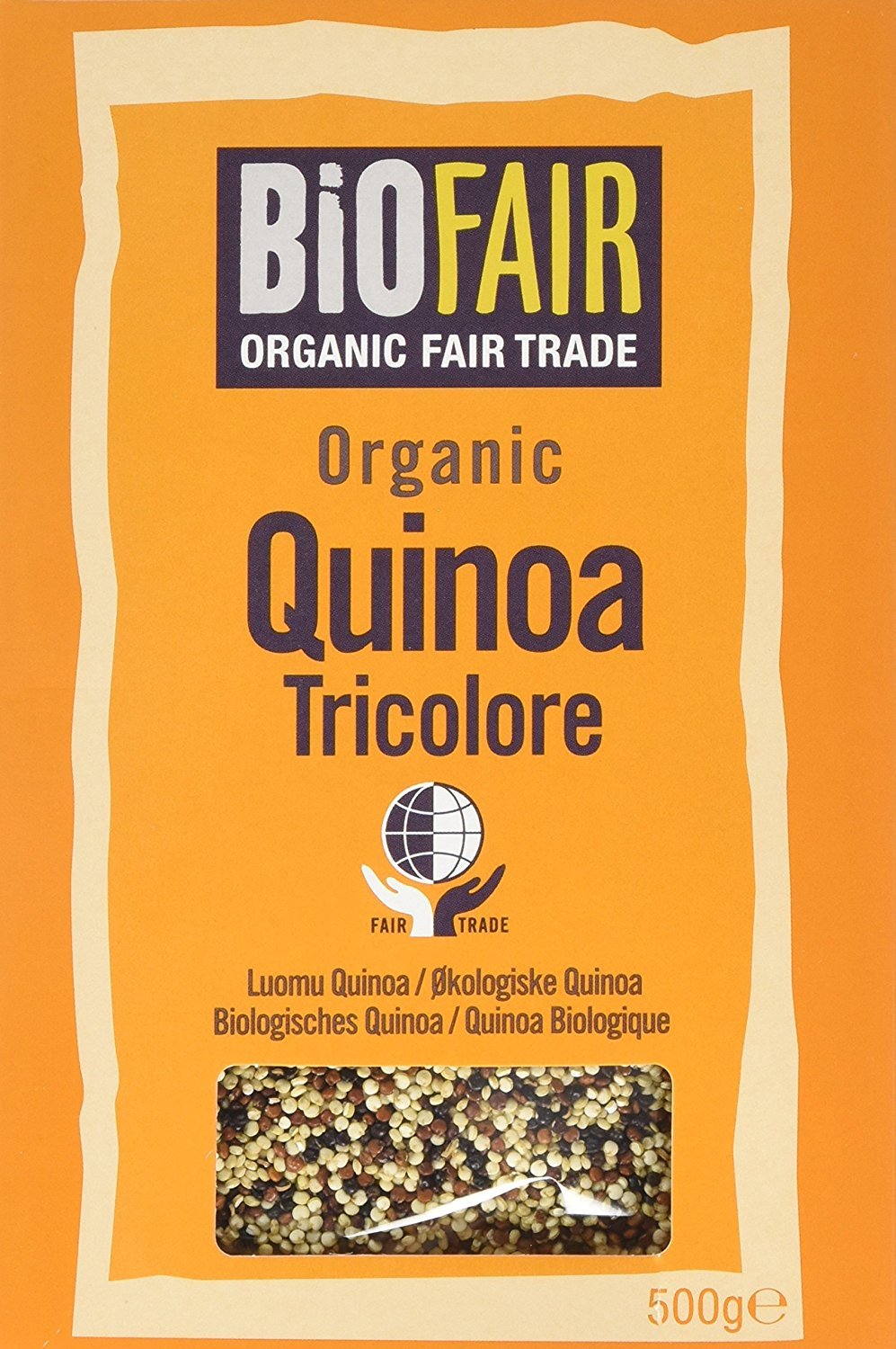 Biofair Quinoa Tricolore Biologique 500 g - Lot de 6