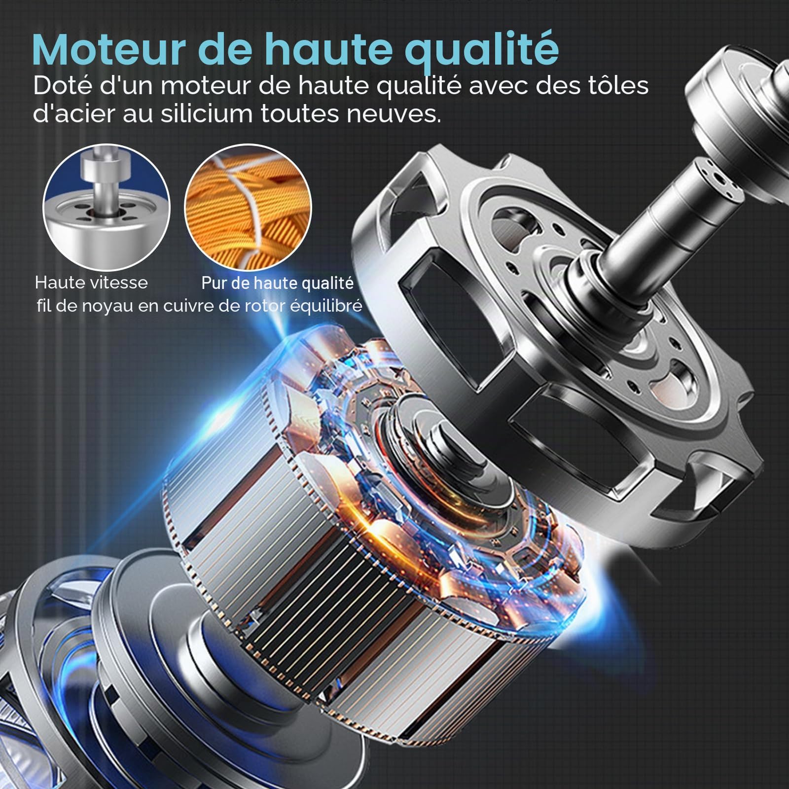 Pompe submersible compatible avec Makita batterie 18V, pompe à eau sans fil avec câble de connexion de 5 m, hauteur de refoulement de 16 m, moteur sans balais (batteries et chargeur non inclus)