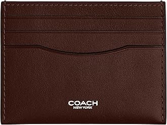COACH Flat Card Case in Signature