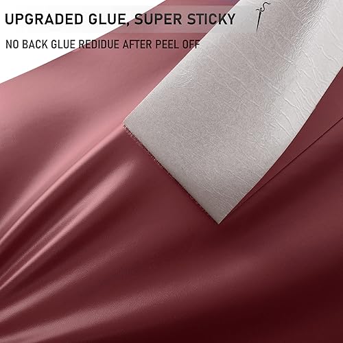 Miniatura 3 de YAFLC Cinta de reparación de cuero para muebles, parche de reparación de cuero de 16 x 63 pulgadas para sofás, cinta de reparación de cuero