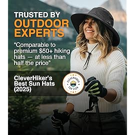 GearTOP Safari Hat for Men Sun Hats for Women UV Protection UPF 50+ Fishing, Gardening, Hiking Hat (22-23 1/2) Dark Grey