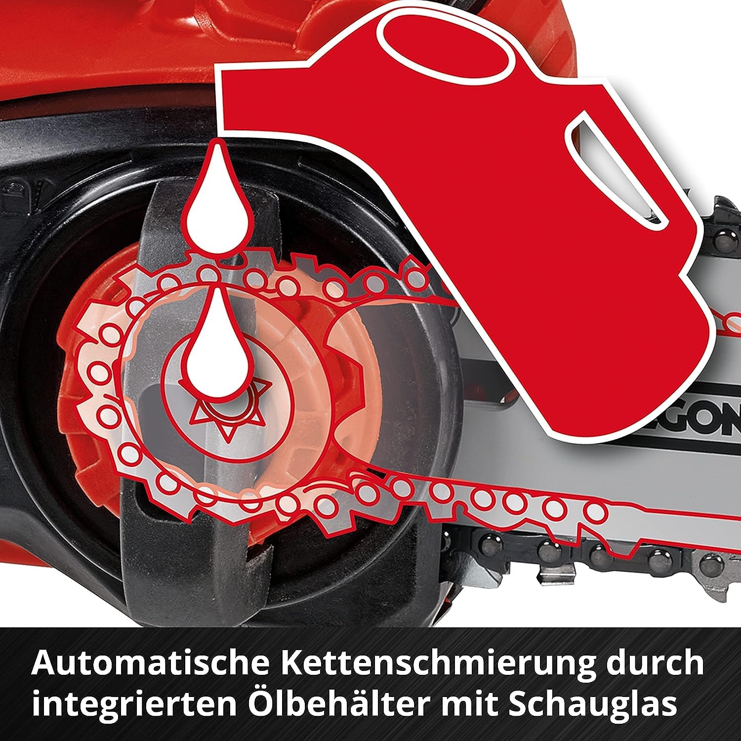 Einhell Professional Einhand-Akku-Kettensäge FORTEXXA 18/20 TH Power X-Change (Li-Ion, 18 V, Brushless-Motor, 20 cm OREGON-Qualitätsschwert & -kette, max. 3.800 min-1, ohne Akku & Ladegerät)