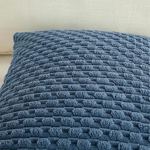 Miniatura 5 de Fancy Homi Paquete de 2 fundas de almohada decorativas coralinas de 22 x 22 pulgadas para sofá y cama, decoración moderna de estilo bohemio para el