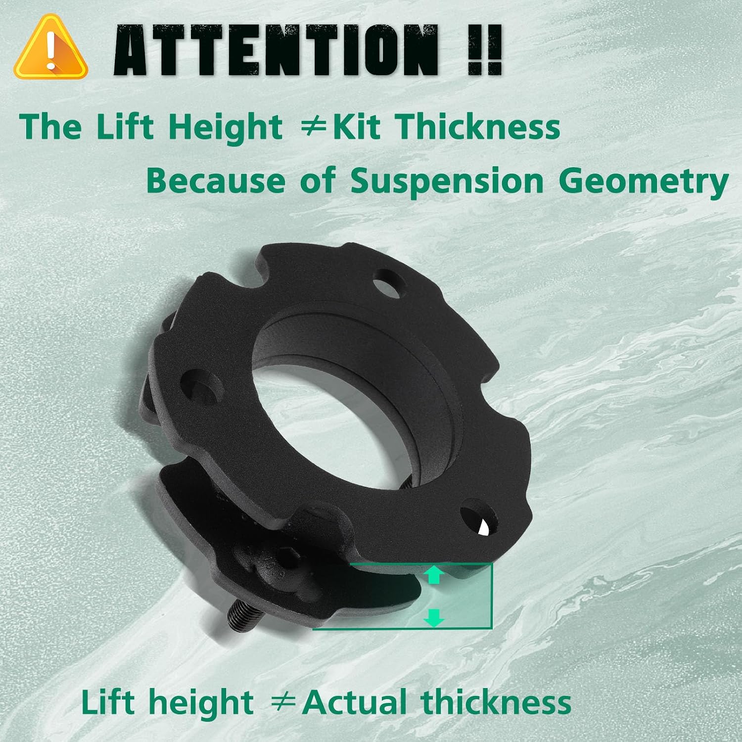 SCITOO 2 inch/2 inch Leveling kit Front Spacer Lift for Chevrolet for GMC | for Colorado for Canyon