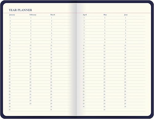 Miniatura 12 de Letts Icon Book - Diario de viaje, papel crema, 192 páginas, 7.625 x 5 x 0.75 pulgadas, azul marino (B090155)