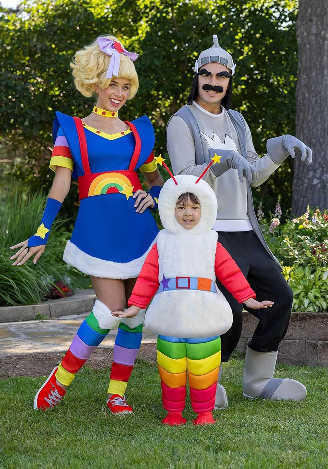 Adult Murky Costume | Rainbow Brite Villain Murkwell Dismal Men's Complete Grey Retro Cartoon Character Outfit - Image 6