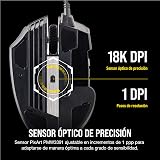 Corsair Scimitar RGB Elite Souris de Jeu Filaire MOBA/MMO – Noir - 8