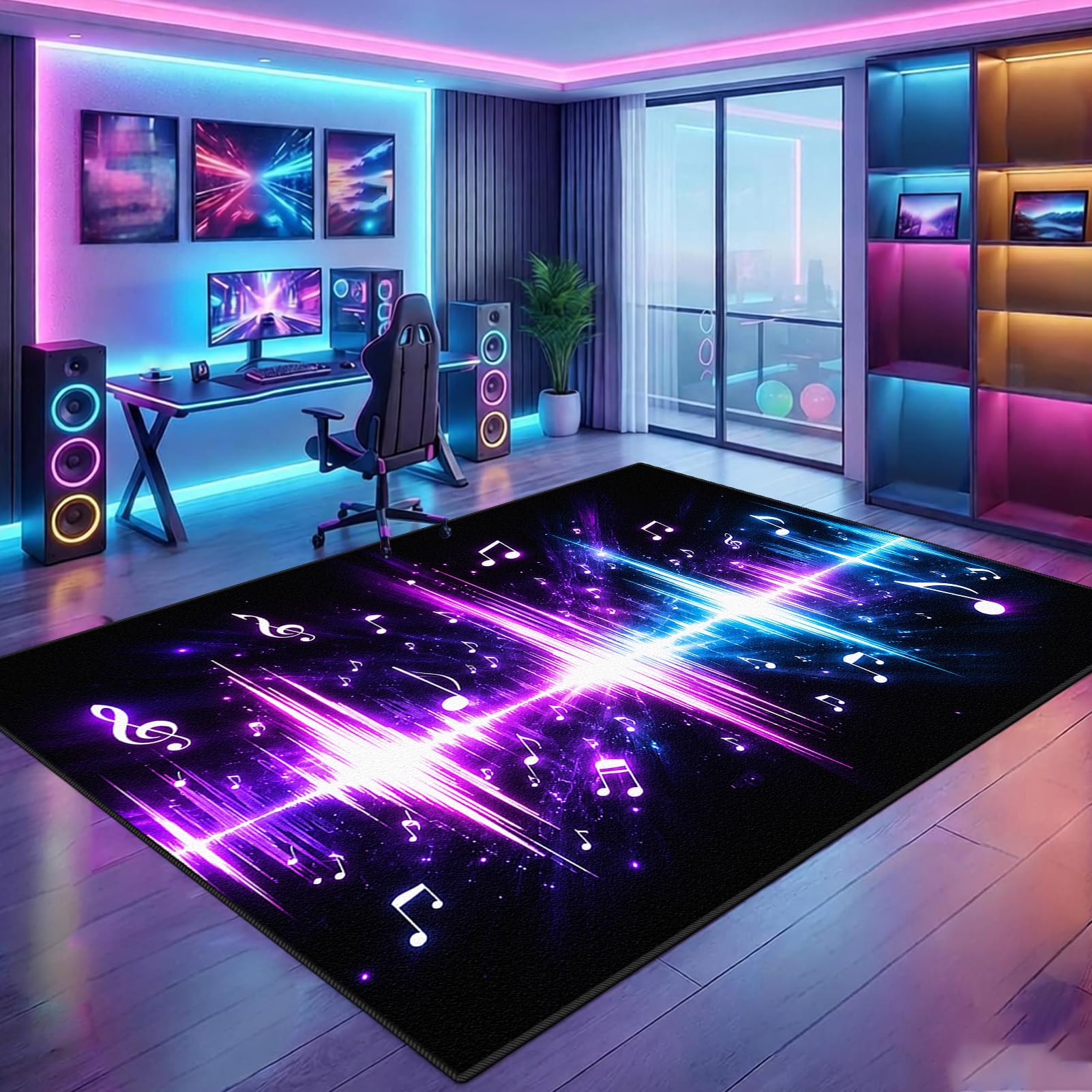 Tapis de Jeu Gaming pour Chambre de garçons 180 x 190 cm