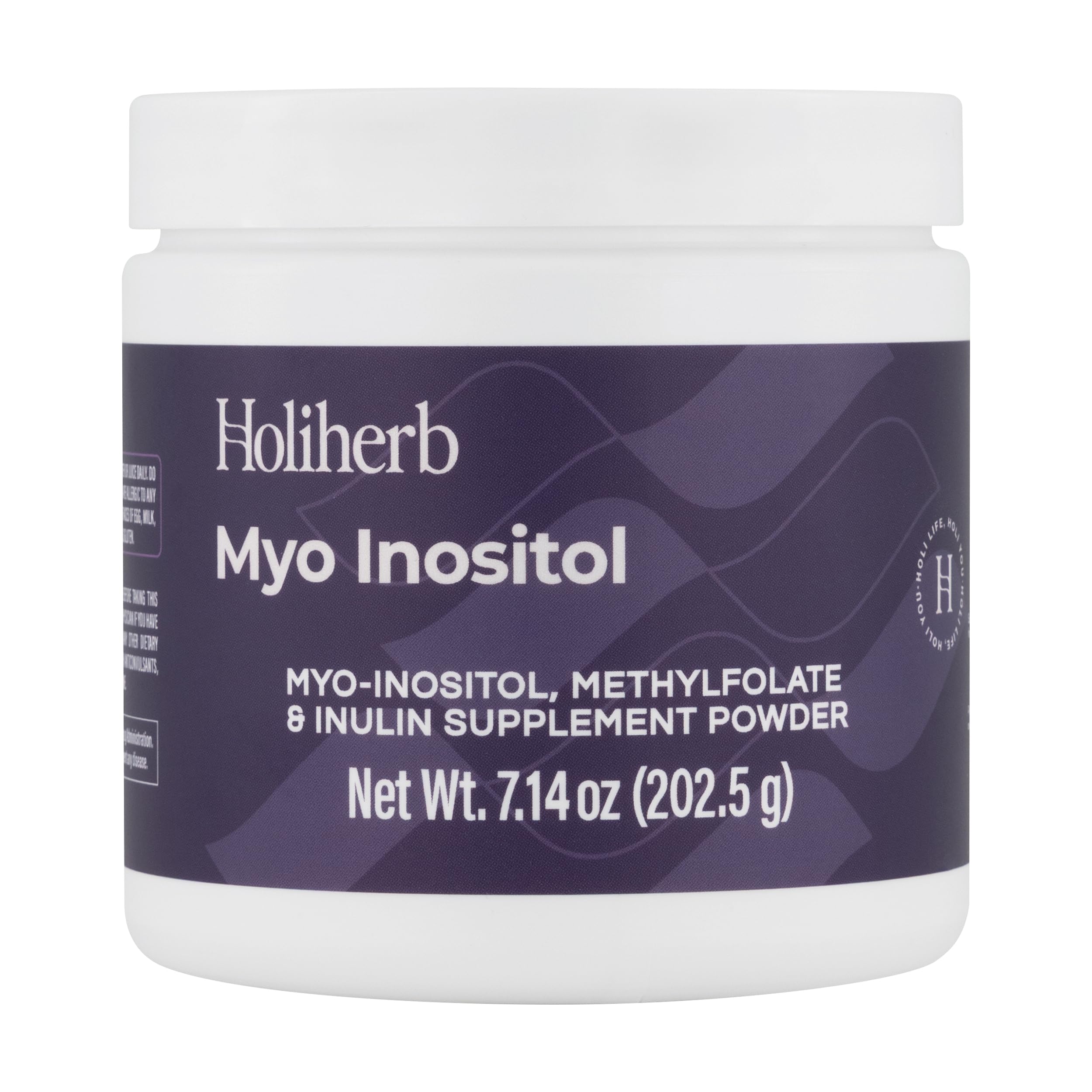 Holiherb Suplemento de mio-inositol com metilfolato 4 g por porção, 45 porções