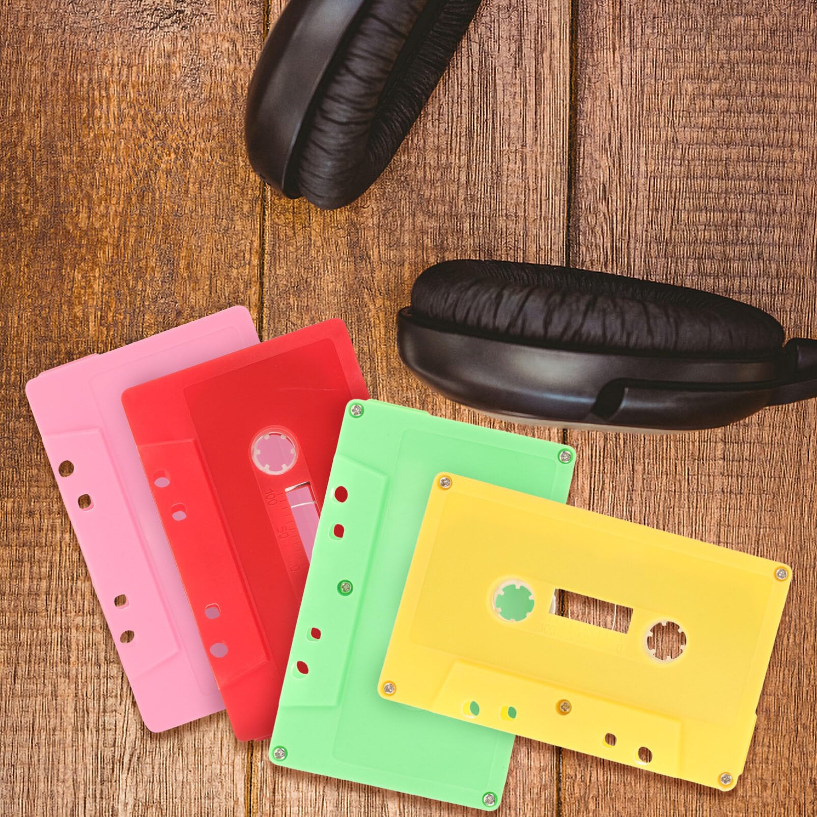 Lurrose 4 Nastri Vergini Cassette Audio Che Registrano Nastri Audio Vergini Nastri Registrabili Colorati Per Conferenze E Seminari