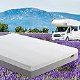 LUCID 10 Inch Memory Foam Mattress - Medium Feel - Infused with Bamboo Charcoal and Gel - Bed in a Box - Temperature Regulating - Pressure Relief - Breathable - Short Queen SizeShort Queen Size