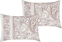 Vista 3 de ESCA Juego de edredón de cachemira beige tamaño King