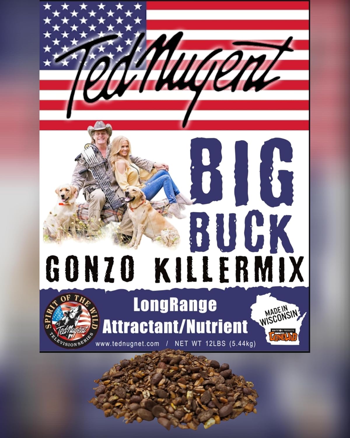 Ted Nugent Gonzo Killermix, 12 lb. Bag, G7376