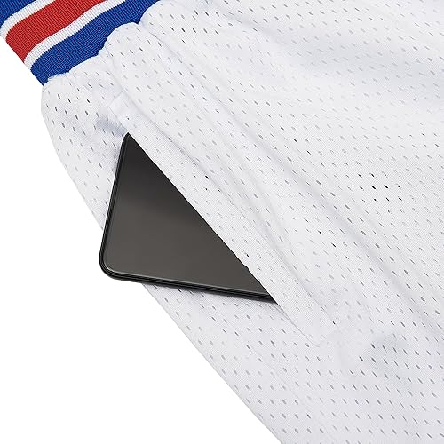 Miniatura 2 de Pantalones cortos de baloncesto para hombre para adultos, Space Moive de los años 90, pantalones cortos deportivos de Halloween, blanconegro, S-XXL